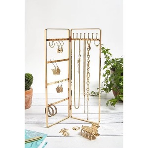 Support à bijoux moderne de luxe en acier inoxydable, design élégant, pour garder vos bijoux préférés magnifiquement présentés dans votre armoire - Product Image 4