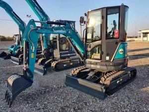 Excavadora de cadenas usada profesional de 3 toneladas con controles hidráulicos de precisión y cabina completamente cerrada para movimiento de tierras - Product Image 6