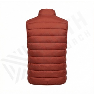 Doudoune d'hiver pour homme avec col en fourrure Gilet à capuche en duvet de canard blanc Coupe-vent et coton rempli pour l'été Mode masculine - Product Image 3