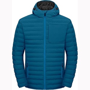 Men's <b>Packable</b> Hooded <b>Jacket</b> Lightweight Down Coat Winter Warm Water Resistant Insulated Puffer <b>Jacket</b> Factory Wholesale - Product Image 3