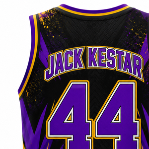 Maillot de basket-ball professionnel haut de gamme pour les jours de match, conçu avec des caractéristiques de performance et broderie de qualité supérieure. - Product Image 3