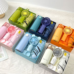 Caja de Regalo con Logotipo Personalizado, Lujosa y Ecológica, 3 en 1: Taza de Café, Paraguas y Ventilador, para el Día del Padre, Año Nuevo, Bodas, Cumpleaños - Product Image 4