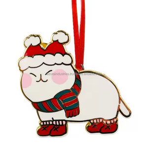 Tamaño personalizado regalo inoxidable hogar decorativo Metal adornos colgantes Navidad - Product Image 6