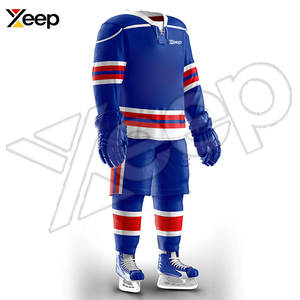Uniforme de Hockey sobre Hielo de Poliéster Transpirable de Alta Calidad, Personalizado, Venta Caliente, Hecho en Pakistán - Product Image 3