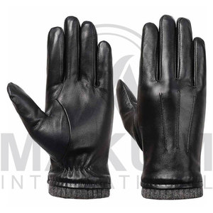 High Quality Leather Winter Gloves Waterproof Snow Heated Gloves Customized Winter Gloves For Men - Product Image 4