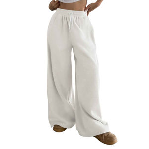 Pantalones Cargo de Cintura Alta, Anchos y Transpirables de Pana para Mujer - Product Image 3
