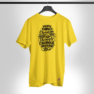 Camiseta de Hombre, Corte Regular, 100% Algodón, Logotipo Frontal, Cuello Redondo, Informal, Tejido Jersey Sólido, Impresión Serigráfica, Transpirable, Secado Rápido - Product Image 4