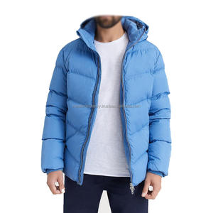 Manteau d'hiver pour hommes personnalisé Streetwear imprimé veste en duvet chaud épais bulle doudoune grande taille vestes pour hommes - Product Image 6