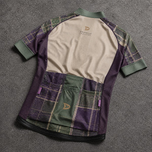 Custom Scottish Tartan Cycling Jersey Men Breathable Full Zip Bike Shirt Moisture Wicking Performance <b>Road</b> Cycling Wear - Product Image 2