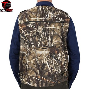 Gilet utilitaire pour homme, softshell, imperméable, multi-poches, fermeture éclair intégrale, sans manches, léger, pour la pêche, la randonnée, le camping - Product Image 3