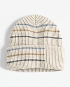 Gorro de Invierno de Punto Suave, Gorro de Punto a Rayas Moderno, Gorro para Clima Frío, Gorro de Punto Cálido y Elegante, Gorro de Invierno Informal para Exteriores - Product Image 1