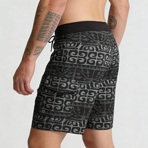 Shorts de plage de qualité supérieure, extensibles, pour hommes, avec poche, séchage rapide, respirants, pour la plage. - Product Image 5