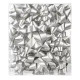 Custom Eco-Friendly Polyester Silver Butterfly Bow Gift <b>Ribbons</b> Metallic Woven Decorative Bows for Christmas - Product Image 3