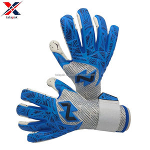 Gants de sport en cuir unisexe de haute qualité, gardiens de but, respirants, réglables, antidérapants, fermeture à boucle et crochet, protection des doigts - Product Image 4
