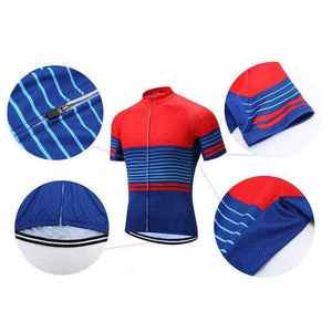 บริการขายส่ง OEM รับผลิตเสื้อจักรยานและกางเกงยูนิฟอร์มแบบแห้งเร็ว ระบายอากาศได้ดี พิมพ์ลายดิจิทัล พร้อมสกรีนโลโก้ตามสั่ง - Product Image 5