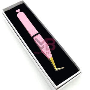 Nuevas Pinzas para Pestañas Mega Volumen, Antiestáticas, Duraderas, de Acero Inoxidable, con Punta de Fibra, Antimagnéticas, Agarre Perfecto y Cómodo, 90 Grados - Product Image 6