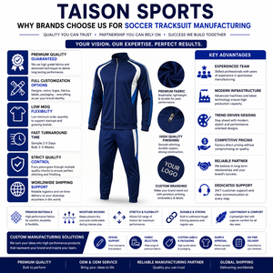 Tenue de football TAISON SPORTS 300 GSM en polyester/nylon imperméable, coupe-vent, séchage rapide, respirante, rouge/gris avec empiècements latéraux personnalisés - Product Image 5