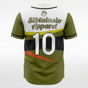 ชุดเบสบอลแบบซับลิเมชั่นคุณภาพสูงสั่งทำพิเศษ เสื้อเบสบอลระบายอากาศได้ดี ปักลายตาข่ายอย่างดี - Product Image 3