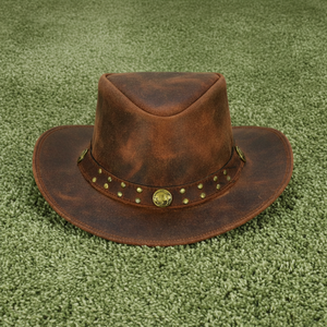 Sombrero de Vaquero de Cuero para Hombre y Mujer, Sombrero de Vaquera Estilo Western, Hecho a Mano - Product Image 6