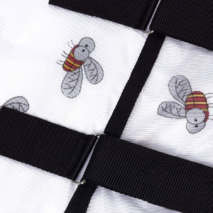 Couverture imperméable pour cheval avec imprimé abeille, en tissu Oxford, pour l'extérieur, toutes saisons, avec rabat de queue moyen - Product Image 2