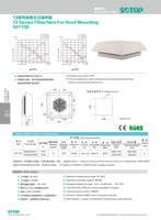 SOTOP toit de cheminée toit d'échappement monté système de dispositif de ventilation de ventilateur Chine usine service OEM