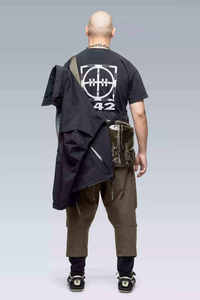 Men Tactical Techwear Jacket <b>Waterproof</b> Cargo Windbreaker Functional Streetwear Cyberpunk Hooded Multi-Pocket Urban Outdoor Coat - Product Image 5
