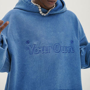 Men Contemporary Oversized <b>Hoodie</b> Premium Heavyweight Hooded Sweatshirt Cotton Blend Casual Urban Fashion Wear - Product Image 5