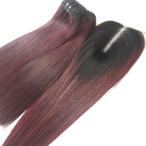 Superventas 2024 mechones de cabello humano cabello peruano hueso recto Super doble dibujado Ombre tejidos y PELUCAS CABELLO vietnamita crudo - Product Image 4
