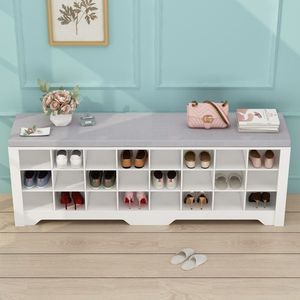 Scarpiera Moderna in Alluminio, Mobile Semplice per Soggiorno con Armadio Portascarpe Regolabile Salvaspazio per Uso Domestico - Product Image 2