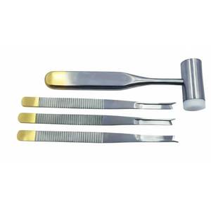 Juego de 4 piezas de cinceles y martillos nasales para rinoplastia, instrumentos de cirugía plástica nasal - Product Image 3