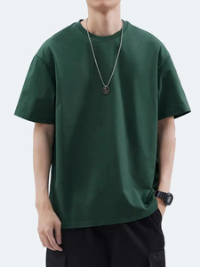 เสื้อยืดลำลองผู้ชายสำหรับฤดูร้อน ผ้าเนื้อนุ่ม ระบายอากาศได้ดี น้ำหนัก 250 กรัม ไซส์ใหญ่ สั่งทำได้ พิมพ์ลายด้านหน้า ผ้าคอตตอนผสม 100% แห้งเร็ว เป็นมิตรกับสิ่งแวดล้อม แขนสั้น - Product Image 3