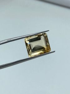 Pierre précieuse naturelle Citrine transparente de qualité supérieure, coupe baguette, 10x12mm, 12,22 carats, jaune, 2 pièces pour la fabrication de bijoux, 2 pièces - Product Image 6