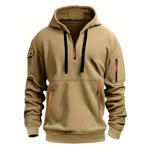 Sweat-shirts à capuche unisexes surdimensionnés de haute qualité, hiver, logo personnalisé, molleton épais, coton respirant - Product Image 6