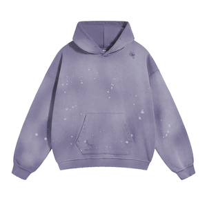 Custom Acid Wash Pullover Hoodie Premium Cotton Fleece Oversized Vintage Streetwear Unisex Eco-Friendly - Product Image 3