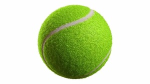 Balle de tennis en feutre vert durable pour usage récréatif - Product Image 2