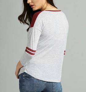 Camisetas de Invierno para Mujer, 100% Algodón, Manga Larga, Corte Regular, Transpirables, de Secado Rápido, Ecológicas, Antiarrugas, Casuales, al por Mayor - Product Image 3