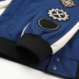 Chaqueta Bomber de Carreras Personalizada con Estampado Digital, Cierre Completo, Protección UV, 100% Algodón, Unisex, para Adultos, Ropa de Invierno - Product Image 6