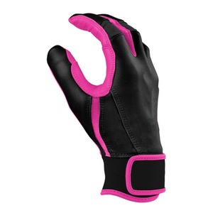 Gants de frappe en cuir rose, rembourrés, avec fermeture auto-agrippante, unisexes, pour entraînement adulte - Product Image 2
