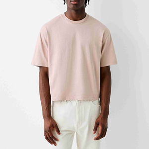 Camiseta Oversize de Alta Calidad 2026 para Hombre, de Algodón 100% de Colores, Corte Holgado, Estampado DTG, Camiseta Ancha con Hombros Caídos para Mujer y Hombre - Product Image 1