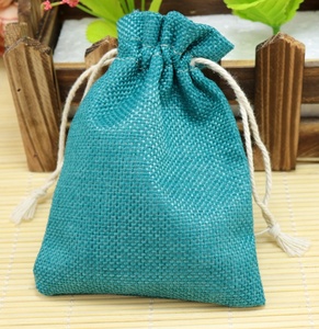 กระเป๋าหูรูดปอกระเจาธรรมชาติถุงกระสอบนำมาใช้ใหม่เป็นมิตรกับสิ่งแวดล้อมสำหรับเครื่องประดับของขวัญงานแต่งงานบรรจุภัณฑ์และโปรโมชั่นการใช้แบรนด์ - Product Image 6