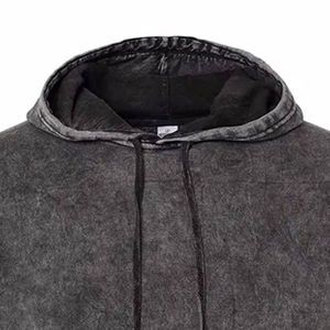 Best Quality Unisex Washed Cotton Fleece Hoodie Regular Fit <b>Leopard</b> <b>Print</b> Casual Hooded <b>Sweatshirt</b> Winter Streetwear Custom - Product Image 5