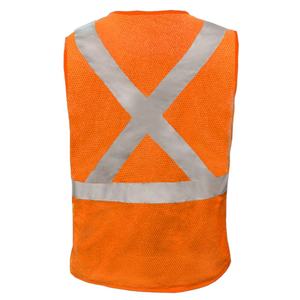 Gilet de sécurité multi-poches réfléchissant, personnalisé, de travail sur route, haute visibilité - Product Image 5