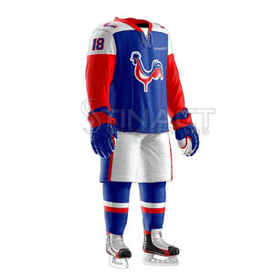 Uniforme de Hockey sobre Hielo al Mejor Precio con Opciones de Impresión Personalizadas, Tela de Poliéster Transpirable para un Juego Cómodo en Todas las Condiciones - Product Image 2