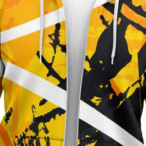 Mens Stylish Zipper Hoodies Contemporary Cotton Blend Zip Front Hoodie Relaxed Everyday Wear Manufacturer OEM - Product Image 4