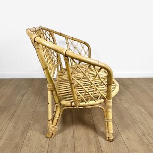 Cómoda silla de capitán para oficina en casa o apartamento, mueble decorativo, sofá de ratán sostenible. - Product Image 5
