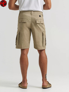 Shorts cargo pour hommes, écologiques, tissés, taille mi-haute, avec logo sur le devant, respirants, séchage rapide, multi-poches, décontractés, utilitaires, pour la randonnée en plein air - Product Image 6