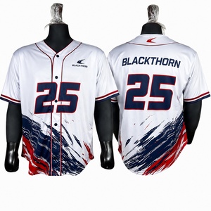 Uniforme de Béisbol Personalizado con Sublimación Completa, Manga Corta, 100% Poliéster, para Adultos, Ropa de Béisbol y Sóftbol - Product Image 6