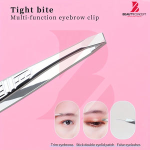 Pinzas de Punta Inclinada de Calidad Profesional para Dar Forma a las Cejas, Extractor de Vello de Acero Inoxidable de Alta Precisión, Herramientas de Belleza para Esteticistas - Product Image 3