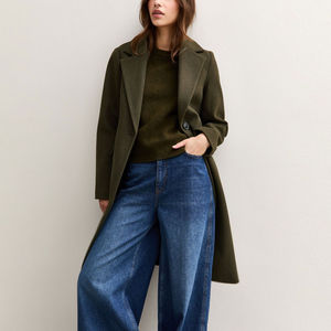 Abrigos Largos de Invierno Casuales para Mujer, Tejidos, Manga Larga, Largo Regular, 100% Lana, Servicio OEM - Product Image 5