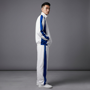 Survêtements d'hiver imprimés personnalisés unisexes pour hommes, 100 % coton, ensemble 2 pièces, coupe-vent, réversibles, style streetwear – Vente chaude - Product Image 3